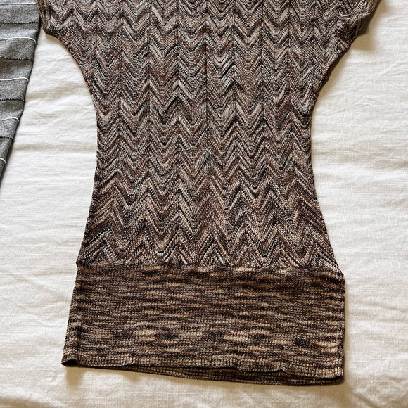 Brown sweater, Chevron, print - Picture 4 of 7